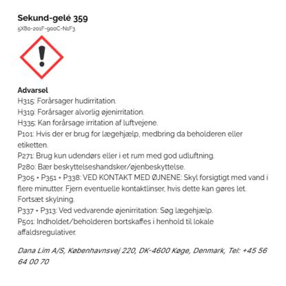 Dana Lim sekund-gelé 359 - 3 gram