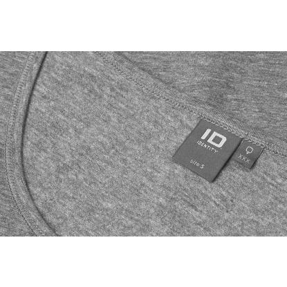 ID 0597 Stretch T-shirt med korte ærmer, dame, grå melange
