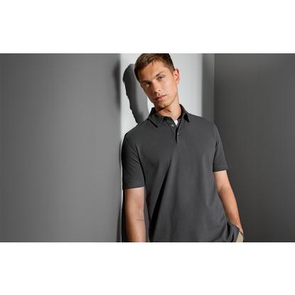 Seven Seas S522 poloshirt, økologisk, silver grey