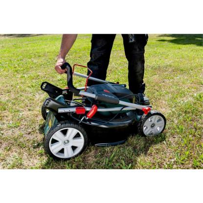 Metabo RM 36-18 LTX BL 46 plæneklipper, 36V, med 2 x 5,2 Ah batteri og lader