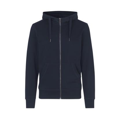 ID CORE 0638 hættetrøje med lynlås, navy