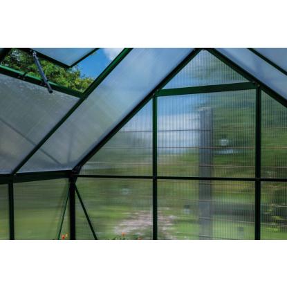 Halls Icon 6 drivhus 2,5 m², grøn, 4 mm poly
