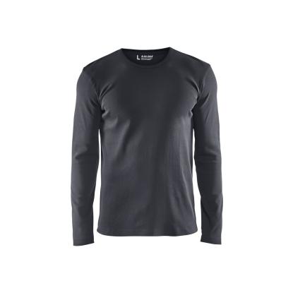 Blåkläder 3314 t-shirt lang ærme, mørk grå