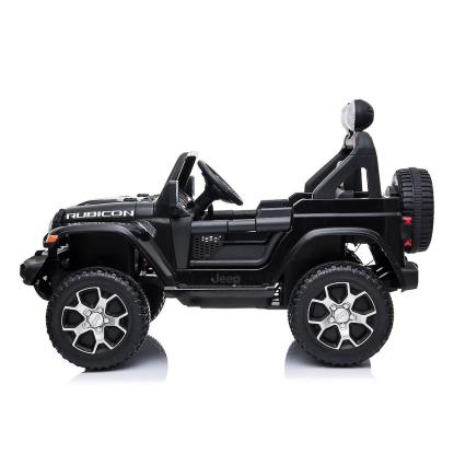 Jeep wrangler Rubicon, 4 x 12V, sort