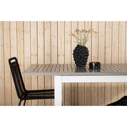 Venture Design Albany havebord, grå/hvid, 90 x 152 cm