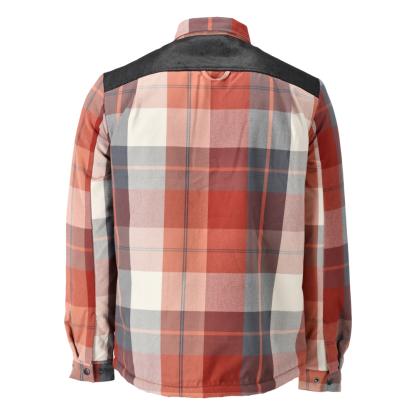 MASCOT CUSTOMIZED flannel skjorte med fiberpelsfor, efterårsrød ternet
