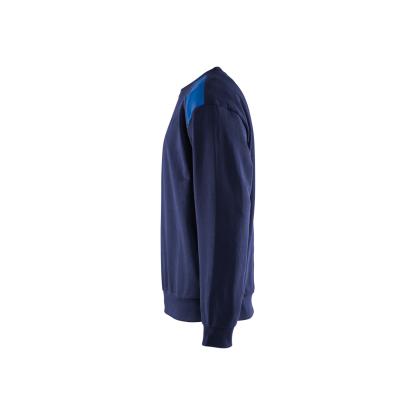 Blåkläder 3580 sweatshirt, marineblå/koboltblå