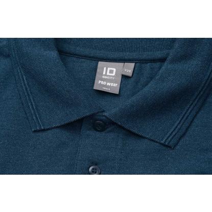 ID PRO Wear 0320 poloshirt med lomme, blå melange