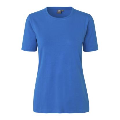 ID 0595 Stretch T-shirt, komfort, dame, azur