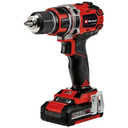 Einhell TE-CD 18/50 Li BL akku boremaskine med 2 x 2,0 Ah batteri og lader