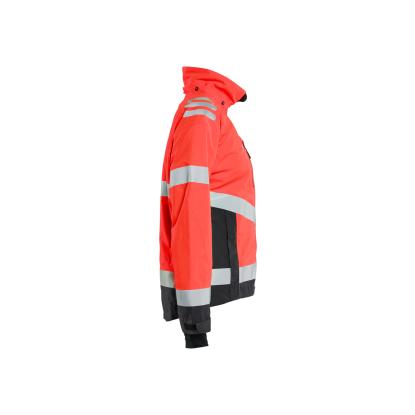 Blåkläder 4761 dame high vis skaljakke, hi-vis rød/sort