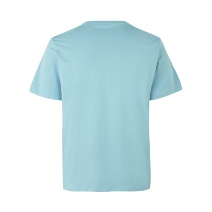 ID 0552 T-shirt, økologisk, støvet aqua