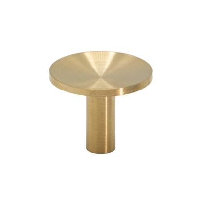 Beslag Design Sture knop, Ø28 mm, børstet messing