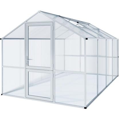 KGT Rose IV drivhus, aluminium, 10 m²