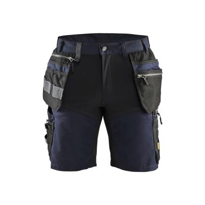 Blåkläder 1598 håndværker shorts med stretch, mørk marineblå/sort