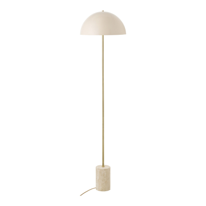Sheffield gulvlampe i marmor/metal, H155 cm, E27, beige