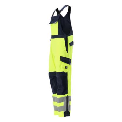 MASCOT MULTISAFE Davos overall med knælommer, hi-vis gul/mørk marine