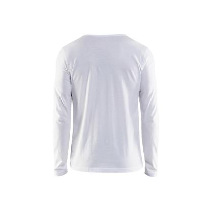 Blåkläder 3500 t-shirt lang ærme, hvid