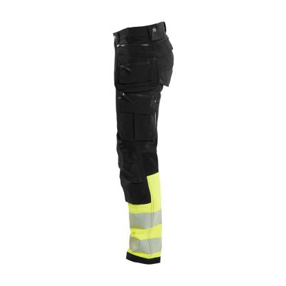 Blåkläder 1993 high vis buks 4-vejs stretch, sort/hi-vis gul