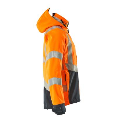 MASCOT SAFE SUPREME Blackpool softshell jakke, hi-vis orange/mørk marine