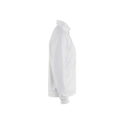 Blåkläder 3362 sweatshirt full zip, hvid/mørk grå