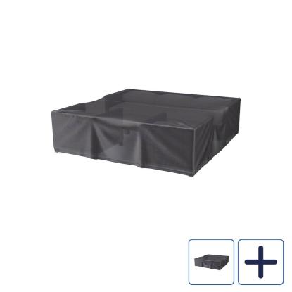 Platinum AeroCover overtræk til loungesæt, antracitgrå, 70 cm højt