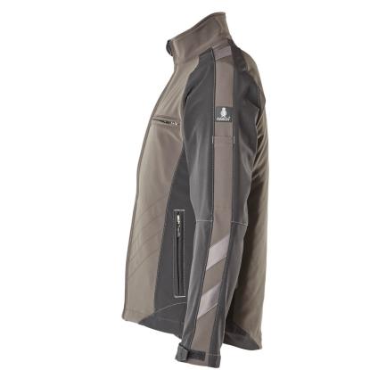 MASCOT UNIQUE Dresden softshell jakke, mørk antracit/sort