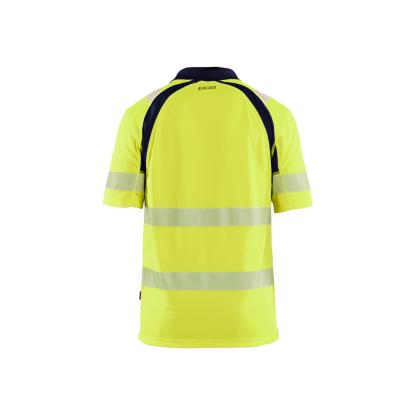 Blåkläder 3595 high vis poloshirt, hi-vis gul/marineblå