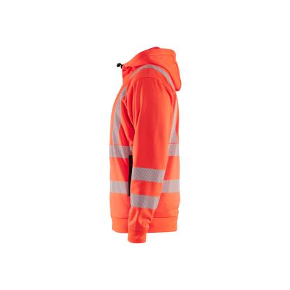 Blåkläder 3565 high vis hættetrøje full zip, hi-vis rød