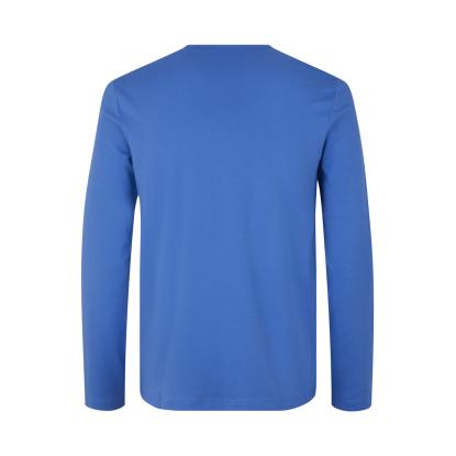 ID 0518 Interlock T-shirt med lange ærmer, azur
