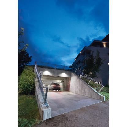 Norlys Hitra LED udendørs væglampe, 17,5W, IP65, grafit