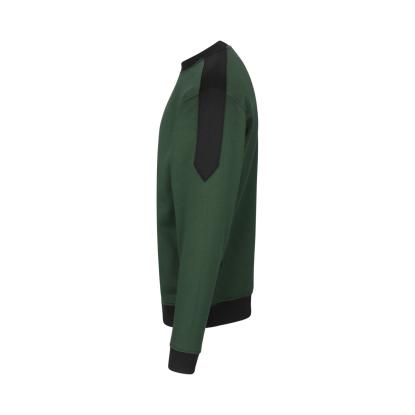 ID PRO Wear 0362 sweatshirt med kontrast, flaskegrøn