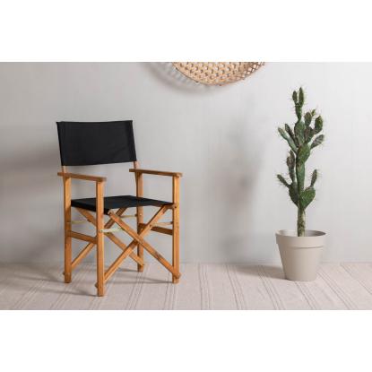 Venture Design Marion havestol med armlæn, sort/natur