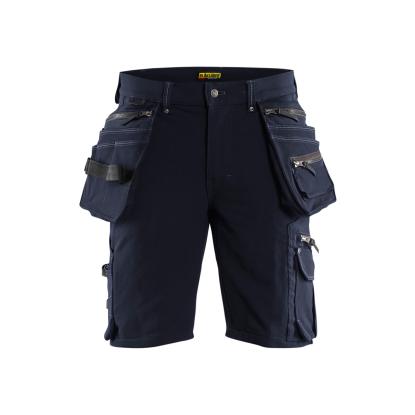 Blåkläder 1988 håndværker shorts 4-vejs stretch x1900, mørk marineblå/sort