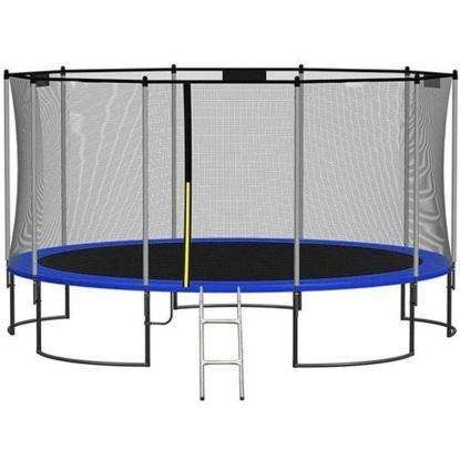 Kantovertræk til trampolin, blå, Ø244 cm