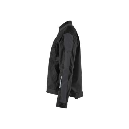 Blåkläder 4443 dame industrijakke stretch, sort/mørk grå
