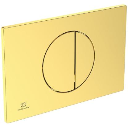 Ideal Standard Oleas mekanisk kontrolplade, brushed gold, 230 x 150 mm