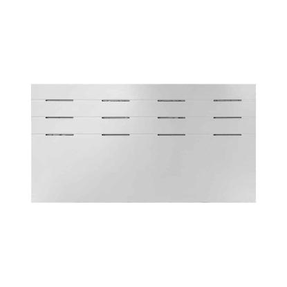 SCG udhængsplade half-lining med ventilation, hvid, 1200 x 600 x 4 mm