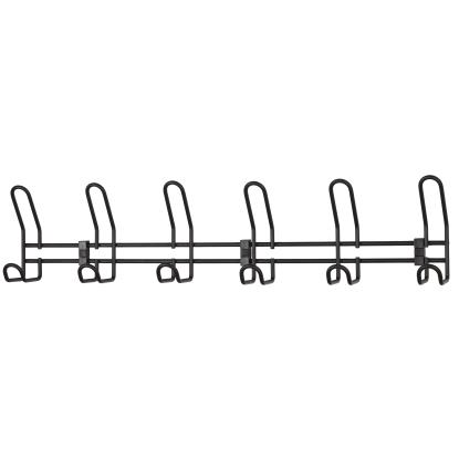 Millex Scala knagerække, 6 knager, 60 cm, sort
