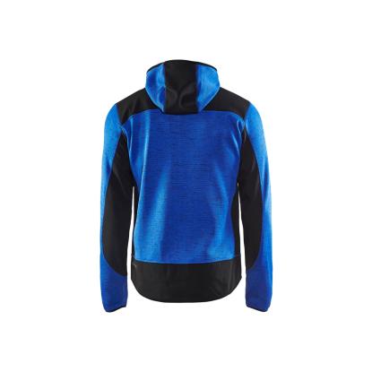Blåkläder 4930 strikket jakke med softshell, koboltblå/sort
