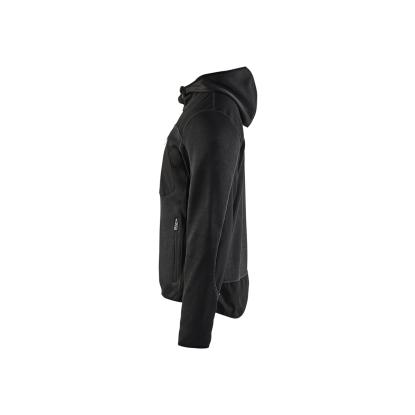 Blåkläder 4930 strikket jakke med softshell, antracitgrå/sort
