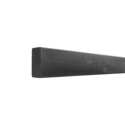 PLUS omlimet stolpe/drager, sort/fyr - 5 x 9 x 238 cm
