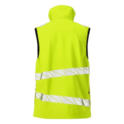 MASCOT ACCELERATE SAFE softshell vest, hi-vis gul