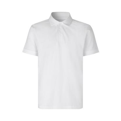 ID 0586 poloshirt, økologisk, hvid