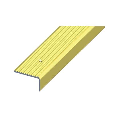 Alfer trappeprofil, 41 x 23 mm, messingeloxeret - 1 meter