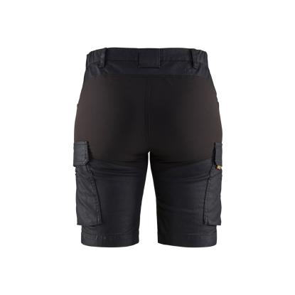 Blåkläder 7137 dame service shorts stretch, marineblå/sort