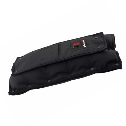 Glovii 4-1 muffe med varme, GF41, kompatibel med enhver strømforsyning med USB 2A udgang, sort