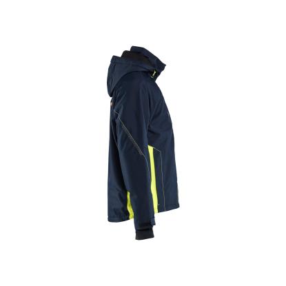 Blåkläder 4890 letforet vinter jakke, mørk marineblå/hi-vis gul