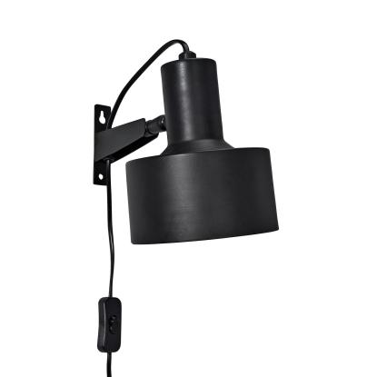 PR Home Solo væglampe, E27, mat sort