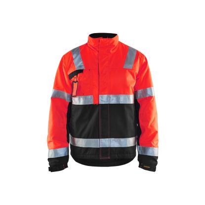 Blåkläder 4862 high vis vinterjakke, hi-vis rød/sort